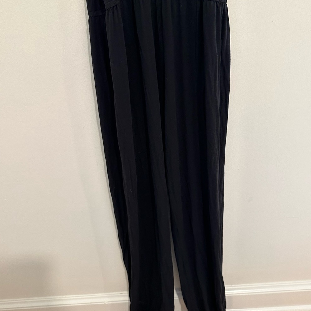 Eberjey black lace sleep romper medium